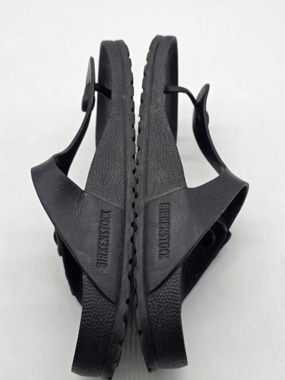 Birkenstock Sandals Shoes Womens Size 8 Black Gizeh EVA Thong Comfort Waterproof - Picture 8 of 11